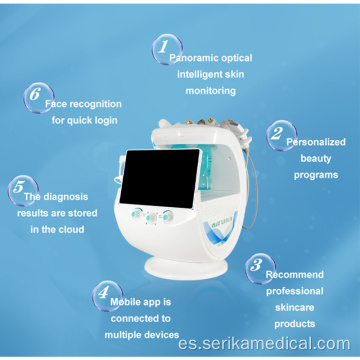 Máquina facial de microdermabrasión de cuidado de la piel multifunción